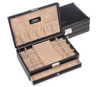 SACHER Ring- und Sammleretui new classic/schwarz (Leder)