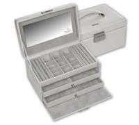 SACHER Schmuckkasten Elly elegance/sand (Vollrindleder) | Vollrindleder