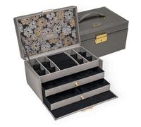 SACHER Schmuckkasten Emma fleur venice/grau (Leder)