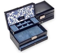 SACHER Schmuckkasten Helen florage/navy (Leder)