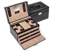 SACHER Schmuckkoffer Jasmin aus Kunstleder schwarz