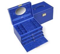 SACHER Schmuckkasten Karen colisimo/blau (Vollrindleder)