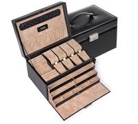 SACHER Schmuckkasten KATJA Leder schwarz