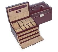 SACHER Schmuckkasten Katja new classic/bordeaux (Leder)
