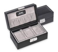 SACHER Uhrenetui für 3 Uhren tamigi Sport/schwarz (Leder)