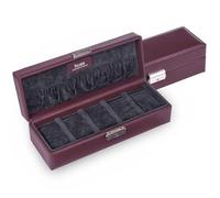 SACHER Uhrenetui für 5 Uhren cadeluxe/Bordeaux (Vollrindleder)