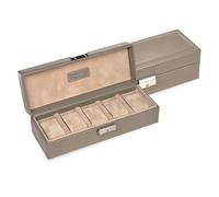 SACHER Uhrenetui für 5 Uhren Nature/Taupe (Leder)