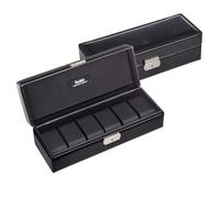 SACHER Uhrenetui für 6 Uhren Black Exclusive/schwarz