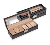 SACHER Uhrenetui für 6 Uhren new Classic/schwarz