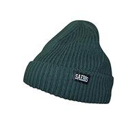 SAEBIS Ribbed Beanie Damen und Herren - Unisex Klassische Strickmütze - Classic warme Mütze für das ganze Jahr - Kopfbedeckung - (Nachtgrün)