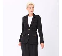 Safari-Blazer mit geraffter Taille M
