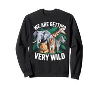 Safari Tier Wild Zoo Dschungel Tiere Sweatshirt