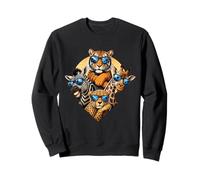 Safari Zoo Tiger Zebra Giraffe Gepard Sonnenbrille Sweatshirt