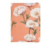 Safaris Pink Peonies Peach Passport and Imaccine Card Wallet Combo Passport Case Travel Documents Wallet Passport Holder Case for Women and Men Waterproof