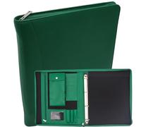 Safekeepers Konferenzmappe A4 Leder,Schreibmappe a4 reißverschluss,dokumentenmappe a4 Leder ringbuch, Arbeitsmappe aus Leder, Geschenk für ihn