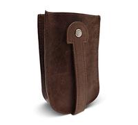 Safekeepers Schlüsseltasche - Schlüsselanhänger - Etui aus Leder - Tasche - Schlüsseltasche XL, Hunter Braun, XL