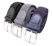 Safekeepers Stretchgürtel Damen - Elastische Guertel 30 MM - 3 Stück Gürtel