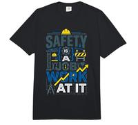 Safety is A Job Work At It Motto am Arbeitsplatz des Beamten Comfort Colors Adult Heavyweight T-Shirt