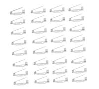 SAFIGLE 100 Stück 20mm Metall Sicherheitsnadeln Langlebige Feste Verschlussstifte Zum Basteln Und Nähen Selbstgemacht Kleidungsstifte Für Modeschmuck Und Dekoration