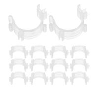 SAFIGLE 100 Stück Silikon Nähspulenklemmen Klar zur Fixierung von Garnspulen Kompatibel mit Haushaltsnähmaschinen für Ordentliche Näharbeiten und Garnaufbewahrung