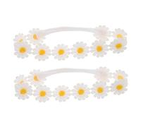 SAFIGLE 2 Stück Sonnenblumen Stirnband Teiliges Elastisches Haarband mit Realistischen für Damen Mädchen und Boho Style für Strand Festivals und Hochzeiten