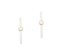 SAFIGLE 2St Anschauen damenarmbanduhren for Women Schicke Uhr Modeuhr Presents for Women Damenuhren Frauen schauen zu einfache Uhr Frauen beobachten Uhr mit Armband Legierung Weiß