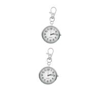 SAFIGLE 2stücke Schlüsselanhänger Uhr Für Praktische Stilvolle Taschenuhr Mit Ziffernblatt Und Robuster Bauweise Für Im Pflegebereich Prüfungen