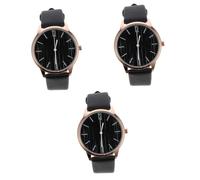 SAFIGLE 3St Anschauen Armbanduhr für Mädchen Armbänder für Männer Herren-Digitaluhr Kleinkind Uhren damenarmbanduhr Ladies Watch Freizeituhr für Damen weibliche Armbanduhr Glas Black