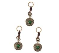 SAFIGLE 3stücke Antike Taschenuhr Mit Schlüsselanhänger Retro-Design Quartz-Uhr Für Damen Und Tragbare Vintage-Uhr Perfektes Für Besondere Anlässe