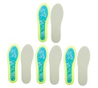 SAFIGLE 4 Paare Atmungsaktiven Stoßdämpfereinlösungen für Sohle, einzig, alleinig Hey Einfügen Kissen einlegesohlen herren kleine Fußeinlagen Schuhe liefert Pu Grün