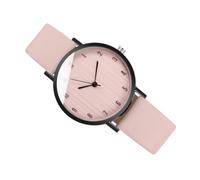 SAFIGLE 5st Damen Quarzuhr Leichte Armbanduhr Moderne Armbanduhr Armbänder Für Mädchen Frauen Beobachten Reloj Armreif Frauen Uhren Modische Armbanduhr Mujer Rosa Rostfreier Stahl
