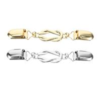 SAFIGLE 6 Stk Pullover-Clip silberne Strickjacke Kragen Blusen für Damen Schal-Clip Cardigan-Clip Kleid Capris für Frauen Damenblusen Manschettenknöpfe aus Legierung dekorative Brustnadeln