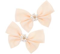 SAFIGLE Abnehmbare Schuhschnallen 2 Stück mit Schleifen Design Schuhclips für Damen Vielseitig Einsetzbar bei Hochzeiten und Festlichen Anlässen Passend für Pumps und Sandalen