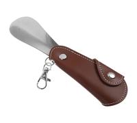 SAFIGLE Kompakter Faltbarer Edelstahl Schuhlöffel mit Schlüsselanhänger Praktische Anziehhilfe für Senioren und Schwangere für Reisen und Alltag Vielseitig für Verschiedene Schuharten