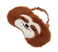 SAFIGLE Niedliche Faultier Schlafmaske - Tier Schlaf Augenabdeckung Weiche Plüsch Augenbinde Für Mädchen Jungen Frauen Und Männer Reisen Nickerchen Nachtschlaf Und Entspannung