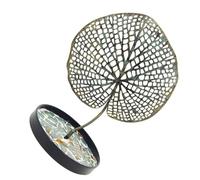 SAFIGLE Ohrringständer aus Metall in Blattform Schmuckhalter und Organizer für Damen Robuster Ohrringhalter für Ohrstecker Schmuckvitrine und Präsentationsständer