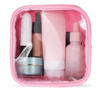 SAFIGLE Reise Kosmetiktasche Tragbare Organizer Tasche Kleiner aus PVC mit Durchsichtigem Frontfach und Robustem Material für Kleine Aufbewahrung und Unterwegs