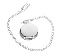 SAFIGLE Taschenuhr mit Kette aus Legierung Verschleißfest und Kratzresistent Retro Design mit Römischen Ziffern und Klappbarem Deckel für Sehschwäche Accessoire für Geschäftliche Sowie