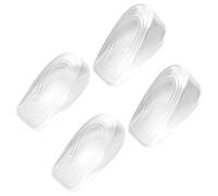 SAFIGLE Unsichtbare Gel Fersenerhöhung Einlegesohlen 2 Paar Atmungsaktive Stoßdämpfende Pads für Damen Sneaker Lederschuhe Stiefel Ballerinas
