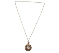 SAFIGLE Vintage Taschenuhr Damen mit Klappbarem Deckel Leichtes Zinklegierung Gehäuse Dekorative Uhr im Retro Design für Jeden Anlass