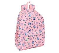 STITCH BEACH Rucksack für Laptops mit 35,8 cm (14,1 Zoll), ideal für Jugendliche verschiedener Altersgruppen, bequem und vielseitig, Qualität und Widerstandsfähigkeit, 31 x 13 x 43 cm, babyrosa, M,