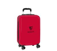Safta 20´´ Twin Wheels Sevilla Fc Trolley Bag Rot Kinder