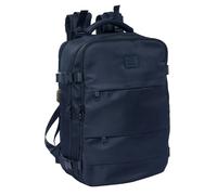 safta Kabinenreiserucksack für 39,6 cm (15,6 Zoll) Laptop, ideal für Jugendliche verschiedener Altersgruppen, bequem und vielseitig, Qualität und Widerstandsfähigkeit, 29 x 19 x 44 cm, marineblau, M