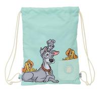 Safta CATS & DOGS Rucksack für Kinder, flach, ideal für Kinder verschiedener Altersgruppen, bequem und vielseitig, Qualität und Widerstandsfähigkeit, 26 x 34 cm, babyblau, M, Casual