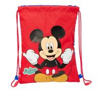 Safta Mickey Mouse Good Day Rucksack, flach, für Kinder, ideal für Kinder verschiedener Altersgruppen, bequem und vielseitig, Qualität und Widerstandsfähigkeit, 26 x 34 cm, blau, M, Casual