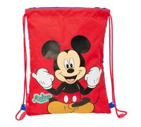 Safta Mickey Mouse Good Day Rucksack, flach, für Kinder, ideal für Kinder verschiedener Altersgruppen, bequem und vielseitig, Qualität und Widerstandsfähigkeit, 26 x 34 cm, blau, M, Casual