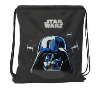 Star Wars Rebellion Rucksack, flach, groß, ideal für Kinder verschiedener Altersgruppen, bequem und vielseitig, Qualität und Widerstandsfähigkeit, 35 x 40 cm, Schwarz, M, Casual
