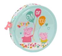 safta 412290633 Rundes Federmäppchen, 18 Stück. Peppa Wutz Cosy Corner 21 x 3,5 cm, bunt