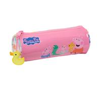 Peppa Pig Baby Pig Federmäppchen, rund, für Schule, Kinder, ideal für Kinder von 5 bis 14 Jahren, bequem und vielseitig, Qualität und Widerstandsfähigkeit, 20 x 7 cm