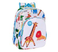 Safta ALGO DE JAIME Kinderrucksack, anpassbar an den Wagen, einfache Reinigung, ideal für Kinder verschiedener Altersgruppen, bequem und vielseitig, Qualität und Widerstandsfähigkeit, 26 x 11 x 34 cm,